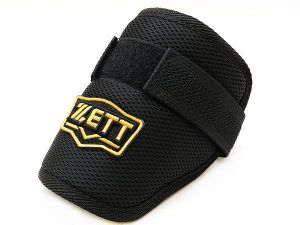 ZETT Pro Adjustable Baseball Elbow Guard - Black