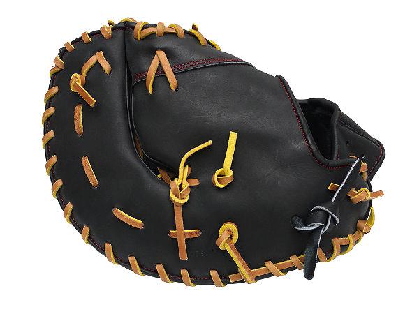 ZETT Pro Model 12.75 inch LHT Yellow Outfielder Glove