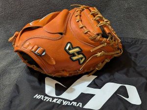 HATAKEYAMA Japan Pro Hardball 33 inch Fushimi Torai Model Catcher Mitt