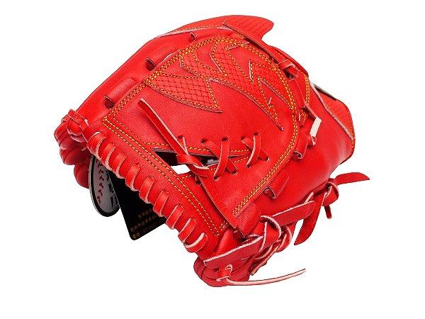 ZETT Pro Model 11.5 inch LHT Pitcher Glove - Red