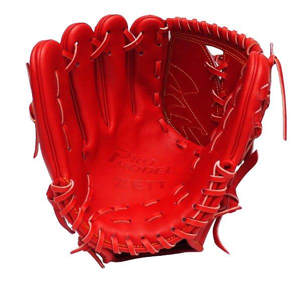 ZETT Pro Model 11.5 inch LHT Pitcher Glove - Red