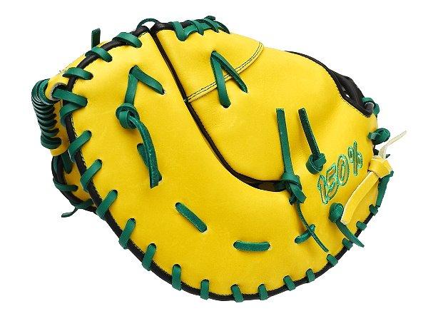 ZETT 13 inch Japan Steerhide Custom First Base Mitt for Mr. Barnes