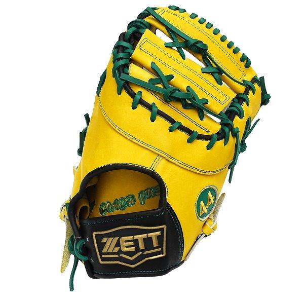 ZETT 13 inch Japan Steerhide Custom First Base Mitt for Mr. Barnes